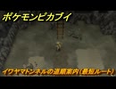 ポケモンピカブイ　イワヤマトンネルの道順案内（最短ルート）　【ポケットモンスター Let's Go! ピカチュウ・イーブイ】
