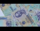 Vietnamese dong banknotes. 苗村篤士