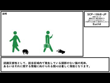 【ゆっくり紹介】SCP-1868-JP【自由になった頭部のない猫の死体たち(元々どこにも行けないし、ご近所さんは彼らに見向きもしない)】