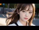 美少女と見つめ合う２分２０秒【Al美女】
