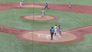 タイブレーク　早大 無死一、二塁　尾瀬雄介フォアボール【大学野球選手権 早稲田大 対 東日本国際大2024年6月15日】