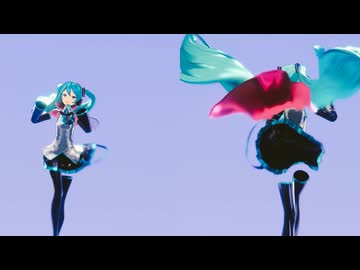 【MMD】ラビットホール - スカートの物理を堪能する動画