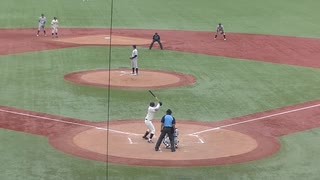 二死一、二塁　印出太一　中直　タイブレークを一点で乗り切る東日本国際大【大学野球選手権 早稲田大 対 東日本国際大2024年6月15日】