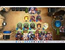 【シャドウバース／女性カード中心／独自ルール・ハイランダー】No.1823 アンリミ版・秘術ウィッチ【ソロプレー・対ＡＩ戦{イザベル-秘術ウィッチ／ＯＲＳ}／１試合】