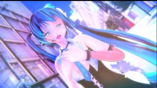 【MMD】【カメラ配布あり】　夜明け前に飛び乗って　　めんぼう式ミクさん