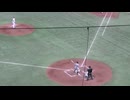 JFE西日本 河内愛哉が犠牲フライ 二塁狙った永山裕真を刺すSUBARU捕手 馬場翼（2024年7月21日 都市対抗 SUBARU対JFE西日本）