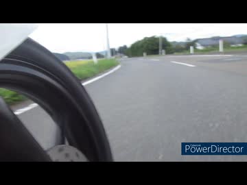 ホンダNS1原付50㏄走行風景動画汚れた英雄9月29日版