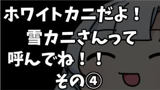 ホワイトカニだよ！雪カニさんって呼んでね！④