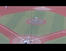 木更津総合4番 井上 陸くんがフォアボールを選んで出塁（2024年7月25日 木更津総合 対 東京学館 第106回全国高校野球 千葉大会 準決勝）