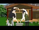 【MMD刀剣乱舞】コンビ組んでハートエモートポーズ【江8振】