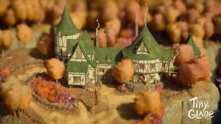 Tiny Glade 建築タイムラプス：秋の館