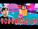 上の方で安心してる者たちを落とそうと頑張ってたらUFOに連れ去られました!【フォールガイズ】