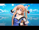 【MMDモデル配布】ジョンストン水着　チーズケーキクライシス【MMD艦これ】