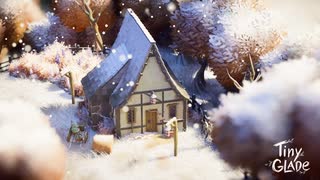 Tiny Glade 建築タイムラプス：静かな湖畔の（ツンドラ編）