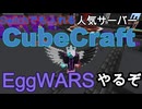 【奇跡の勝利？】Switch対応の人気サーバーCubeCraftのEgg Warsをやろう！【Minecraft】