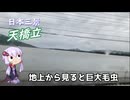 【丹後旅行後編】天橋立は地上から見たらクソデカ巨大毛虫【VOICELOID旅行】