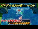 ゼルダの伝説知恵のかりもの　ハートのかけらの場所　ジャブール水域（滝の上）　＃１２４