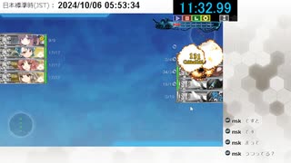 【艦これ】1-5RTA 11分33秒