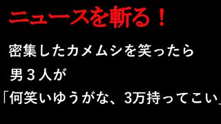 【ニュースを斬るvol.302】密集したカメムシを笑ったら、男3人が「何笑いゆうがな、３万持ってい来い」恐喝未遂の疑いで逮捕【切り抜き】【雑談】【アフラン】