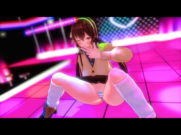 元アイドル風紀委員の中腰前後ダンス(yb edition)
