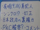 ・有明デモの真犯人・シンクロ？・日本政治の裏権力…など。
