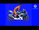 愛車のGSX-R1000Rに跨る先輩　【BB先輩劇場】