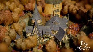 Tiny Glade 建築タイムラプス：森の魔女の館