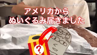 海外からぬいぐるみ届きました