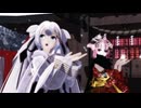 【MMD】極楽浄土（雪ミク＆ルカ版）／紅白乱舞、ここは極楽、漂う色香の道