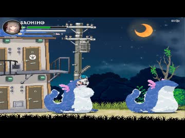 【リョナ】ブルーなアーカイブのシロコ、 SALAMANDERにたべられる！【ミリア戦記DX】【vore】【丸呑み】
