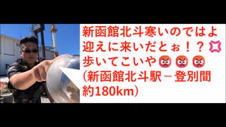 新函館北斗駅から歩いてこいや
