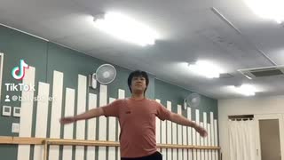 TikTokであげたピルエットです！！