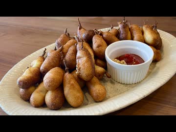 【大量ミニ・アメリカンドッグ】ハグリッチョに人格を奪われる一般男性の動画です。