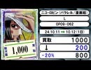 《ワンピ買取相場/59枚》10月11日～10月12日《200円以上騰落》#ワンピースカード