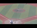 市原中央 9回2アウトから土橋 怜於くんセンターへヒットで一二塁のチャンス（2024年7月25日 市立船橋 対 市原中央 第106回全国高校野球 千葉大会 準決勝）