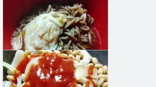 食事 コメント トマトは高くて見合わせているんで トマトケチャップ めちゃ美味しく感じます