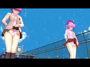 【東方MMD】たくし上げ比較動画？「WAA!!!!」（おまけつき）