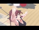 MMD 紳士 脱衣なしニコ動版「Surges (feat.IA & 初音ミク)」夏色花梨 Hatsune Miku / Natuki Karin