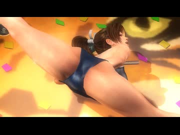 DOA学園プロレス部がヒイヒイ言わせてみた＃8（股裂きデスマッチ②_vs不知火舞_静止画）