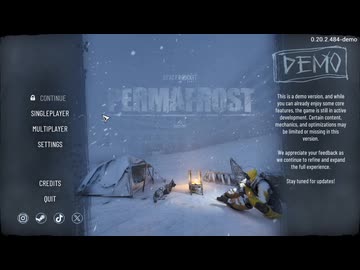 【Permafrost】わんわんと行く極寒サバイバル　前編【ゆかマキ実況】