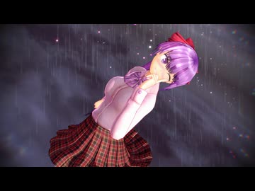 【東方MMD】パチュリーで雨の中で『テルミーヘルプミー』改（ぱんつ注意）