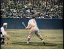 日米野球 ベーブ・ルースら米オールスター来日 1934年（昭和9年） AIカラー化