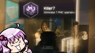 【EFT】新ワイプ早々7人を倒すゆかりさん【VOICEROID実況】