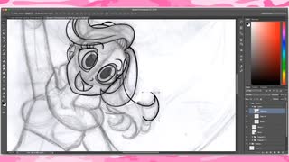 □【スピードペイント】オリキャラがハートを描く！□✨ (□【Speed Paint】¡Mi OC Dibuja un Corazón Alegremente!)