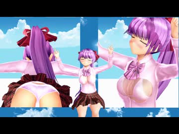 【東方MMD】パチュリーで雨の中『いちごタルト』Mtu風の実験
