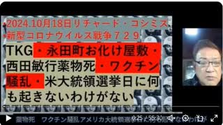 2024年10月1８日リチャード・コシミズ •新型コロナウイルス戦争７２９日本語字幕付き