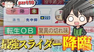 【神引き】日本史上最強のスライダー、伊藤智仁降臨！？そして最後の夏の大会へ！【ゆっくり実況】【パワプロ2024/栄冠ナインpart10】