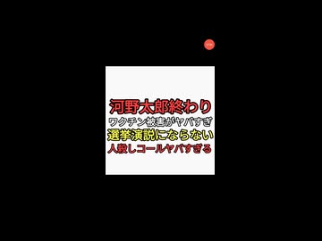 河野太郎終わり　英利アルフィヤ応援演説でワクチン人殺しコールが起こってしまう。これで当選したら日本は終わり