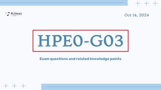 HP HPE ASE - HPE GreenLake Administrator HPE0-G03試験のための実用的なヒントとレビュー リソース