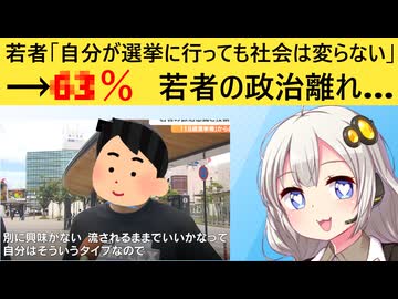 Z世代「選挙があるの知らなかった」→若者の政治離れが加速していた…